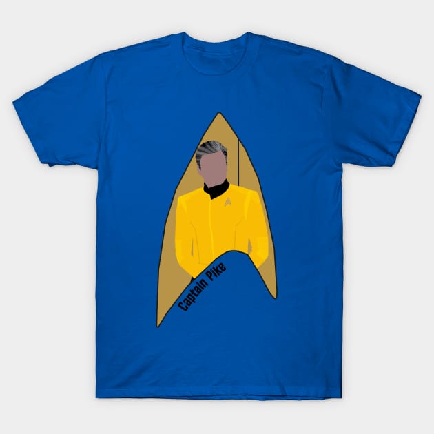 Captain Pike Enterprise Uniform T-Shirt by Sutilmente